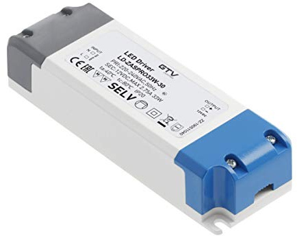 GTV LED-Transformator PRO 12V, 54W, input 220-240VAC, IP20, Maße: 155x53x30 mm