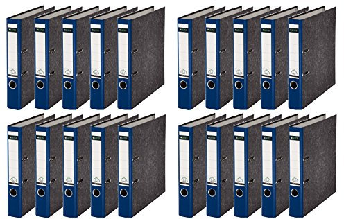Leitz 1080/1050 Standard Ordner A4 (schmal | 20er Pack, blau)
