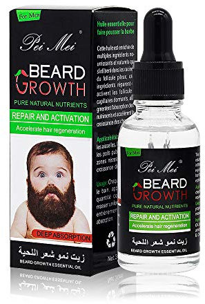 Duvina Bartöl und Conditioner für Männer - Bartpflege Intensive Bartpflege Natürlich Biologisch Bart Öl Natürliches organisches Haarwachstumsöl (30ml)