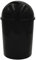 RIDDER Kosmetikeimer, Abfalleimer mit Schwingdeckel Eco 5 L schwarz