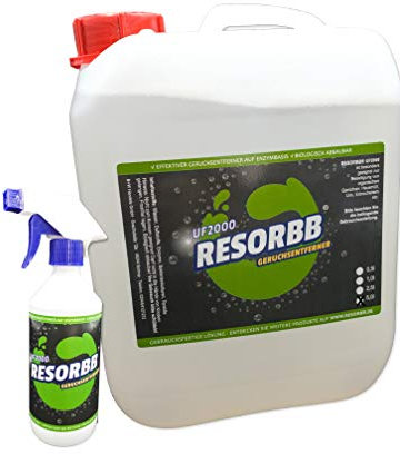 RESORBB® UF2000 Geruchsentferner 5 l. + leere Sprühflasche