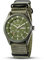 Infantry MDC Montre militaire pour homme, noir, date et jour, affichage 12/24 heures, montre tactique pour sports de plein air, étanche jusqu'à 5 ATM avec bracelet OTAN, vert, Bracelet :