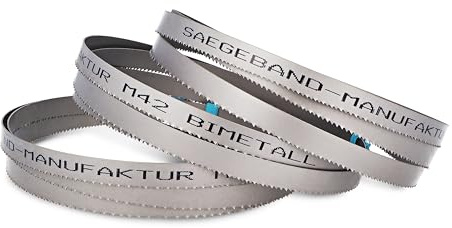 3er Pack Premium M42 HSS Bimetall Sägeband 1735 x 13 x 0,90 mm mit 6/10 ZpZ - Bandsägeblatt - Sägeblatt für Metall, Stahl, Alu, NE-Metalle Leichtmetalllegierungen