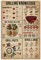Knowledge Grillen Dekor Poster Wandkunst Blechschild Dekor Metallschild Poster 20,3 x 30,5 cm
