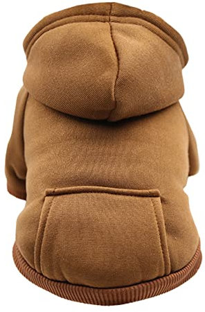 Wasserdichte Hundemantel Winter Warme Jacke Hunde Welpen Pullover Junge Für Kleine Mit Tasche - Warmer Hund Medium Hoodie Herbst Kleidung Winter Fleece Haustierkleidung Hunde Wintermantel Kleine Hunde