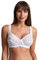 ShopMCR Ladies Full Cup Lace Underwired Bra Soft Cup Full Coverage Non-Padded Push up Women’s Bra (White, 42D)