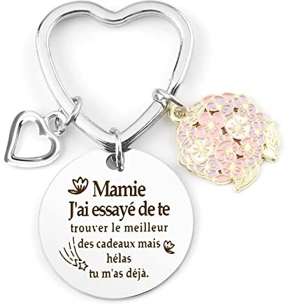 Cadeau Fête Des Grand-Mères - Porte-Clés Mamie - Idée Cadeau Anniversaire Pour Grand-Mère