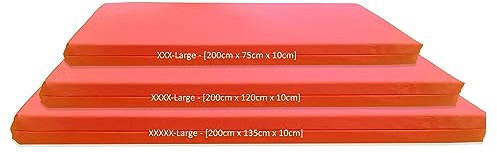 Crash Mat, Ultra Large Gym Mats, Landing, Tumbling, Critical Fall Height Tested to 3 Metres BS:EN1177 [Orange, 3XL]
