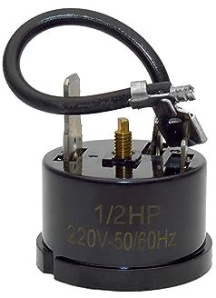 Protector térmico de sobrecarga del compresor del frigorífico, relé de arranque PTC Protección térmica de sobrecarga del congelador 1/2HP 1/3HP 1/4HP 1/5HP 1/6HP Sustituir pieza (1/2HP)