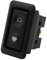AUTOZOCO Interruptor universal Elevalunas Eléctrico, Interruptor de Control para Ventanas Eléctricas, Botón de Elevalunas, Pulsador de Ventanas Automáticas, 6pin, DPDT, DC12V 24V, PVC, con iluminación