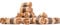 ABAZO 32 Stück ökologischer Anzünder für Holzkohlekamine, Anzündholz, Lagerfeuer, Feuer, Grills und Lagerfeuer. Holz, Harzanzündholz, natürlich – sauber – geruchlos