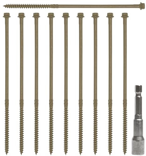 Woodside Hex Head Timber Screws 50 PACK - 200mm