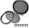 NuIth 6x9 Inch Metal Mesh Round Speaker Grill Cover, 6x9 Universal Speaker Grills Decorative for Car Speaker Mounting Home Audio DIY, Mesh Subwoofer Grill Horn Guard Protective Case