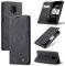 Cracedily Coque pour Xiaomi Redmi Note 9 Pro/Redmi Note 9S Pochette, Etui Protection Housse Premium en Cuir PU, Etui à Rabat Pochette de Portefeuille Étui pour Note 9 Pro Case, Noir