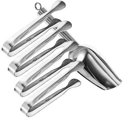 Cabilock Pala Para Cubo De Hielo Cuchara Para Alimentos Inoxidable Pinzas Suaves Para Servir