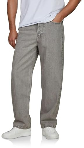 JACK & JONES Jeans Herren Baggy Fit Baumwolle JJIALEX JJCOOPER | Weite Jeanshose Hose Denim Blau Schwarz Grau 30 31 32 33 34 36 38