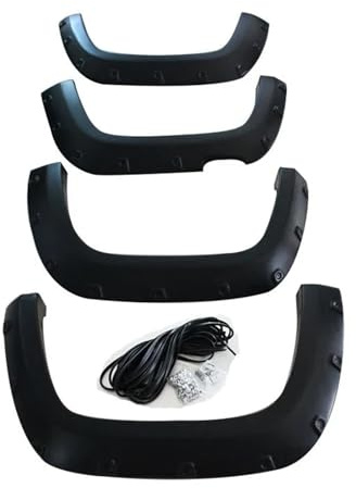 Kotflügel Radlaufleisten Set Für Vw Für Amarok 2009 2010 2011 2012 2013 2014 2015 2016 2017 2018 Doppelkabine 9 Zoll Kotflügelverbreiterung Autozubehör Kotflügel Radläufe Kotflügel Verbreiterung(Matte
