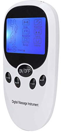 EMS TENS Gerät Schmerztherapie, Muskelstimulationsgeräte, 2 Kanäle TENS Reizstromgerät mit 8 Stück Elektroden Pads, Muskelstimulator für Muskelaufbau Schmerzlinderung Muskelumerziehu