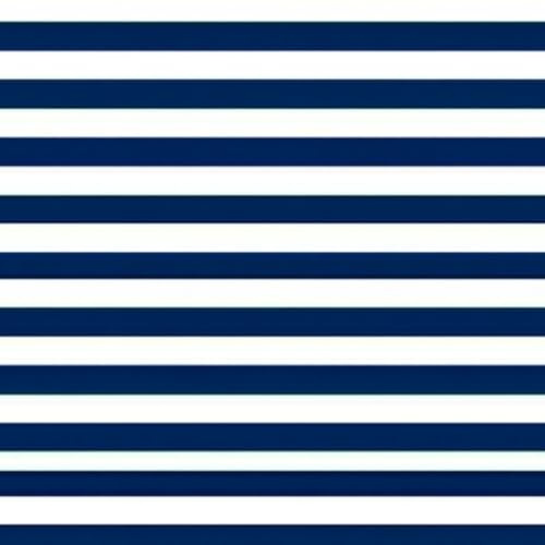 DERUINVAIO Self Adhesive Feature Removable Blue White Striped Peel and Stick Vinyl Wallpaper Roll, Sticky Lining Paper for Bedroom, Living Room, Kitchen Walls