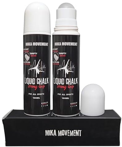 MIKA MOVEMENT Liquid Chalk Roll-On | Flüssig-Kreide für perfekten Grip beim Sport, Klettern, Gym, Turnen, Pole Dance, Calisthenics, Gewichtheben, Bouldern | weniger Staub & schnell trocknende