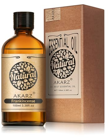 AKARZ 100ml Rökelseolja - Naturlig äterisk olja för luftrenare, diffusorer och rumsluktningsanordningar