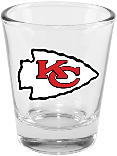 The Memory Company Lizenziertes NFL Shotglas, 57 ml, Kansas City Chiefs
