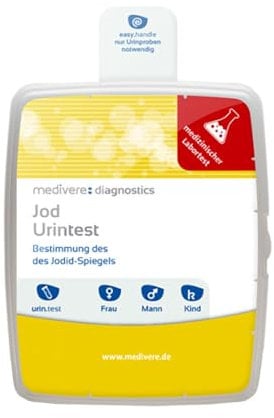 medivere Jod Urintest - Laborchemische Analyse zur Bestimmung des Jodid-Spiegels