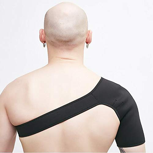 HELIALTH Schulterbandage, Unterstützung der Rotatorenmanschette zur Vorbeugung von Verletzungen, Therapie und Schmerzlinderung bei AC-Gelenken, Schleimbeutelentzündung, gefrorener Schulter,Right