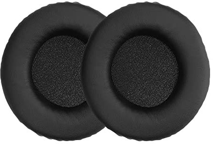 kwmobile 2X Ohrpolster kompatibel mit Sennheiser HD215 /HD225 /HD205 II/HD 4.40 BT Polster - Kopfhörer Polster aus Kunstleder für Over Ear Headphones