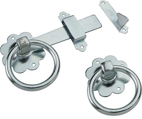 Riegel für Gartentor, 15,2 cm, aus Zink mit Schrauben (15,2 cm)