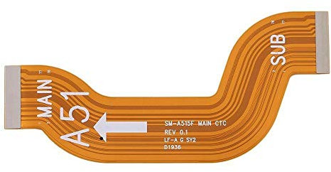 Flaches Flexkabel LCD-Bildschirm Anschluss Rückseite Touch Display x Mainboard für Anschluss Main to Sub Board kompatibel für Samsung Galaxy A51 SM-A515F A515F