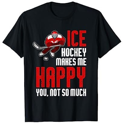 Ice Hockey Player - Funny Hockey Game Fan T-Shirt