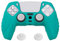 eXtremeRate PlayVital Hülle für ps5 Controller,Schutzhülle Anti-Rutsch Case Griffe Skin aus weichem Gummi,2 Stück Stick Aufsätze für PS5 Controller(Guardian Edition,Hellgrün)