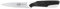 Sanelli Sakura Coltello Spelucchino microseghettato 11 cm., Acciaio Inossidabile, Nero/Bianco