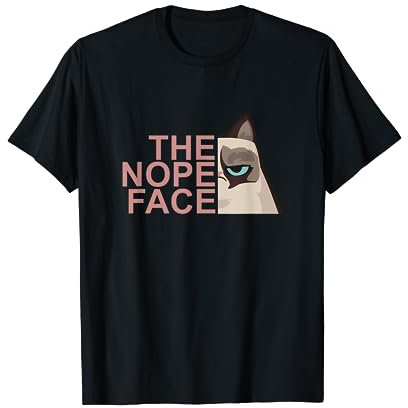 The Nope Face Cute Funny T-Shirt