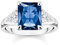 THOMAS SABO Damen Ring mit blauen und weißen Steinen Silber 925 Sterlingsilber TR2362-166-1