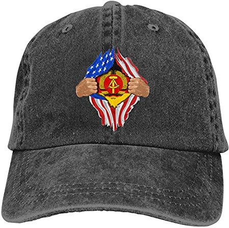 494 Baseballkappe DDR-Blut In Mir Baseball Mütze Verstellbare Schirmmütze Basecap Baumwolle Basecap Für Running, Herren, Auf Reisen