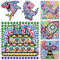 Yazhiji 6 Blatt Diamant-Fensterkunst-Bastelsets für Kinder, Sonnenfänger-Set für Kinder im Alter von 6 7 8 9 10 Jahren DIY-Diamant-Malerei-Set für Mädchen oder Jungen ab 6 Jahren