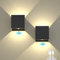 SUPALIG Wandlampe Innen mit Bewegungsmelder 6000mAh Wandleuchte Batteriebetrieben 6W 3000K, USB Wandlampe mit Schalter,Kabellose Einstellbar Abstrahlwinkel Wandbeleuchtung Treppen Flur (Schwarz-2)