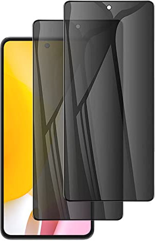 Meeter Anti-Spy Protector Pantallafolie para Xiaomi Redmi Note 12 5G, [2 piezas] Privacidad Anti-espía Peeping Vidrio Templado Protector de Pantalla 9H Dureza Película Protectora