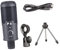 FUNOMOCYA 1set Usb Condenser Microphone for Streaming Recording Gaming High-sensitivity Pickup Play Desktop Tripod Random Style for and Singing