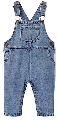 Vertbaudet Jungen Baby Jeans-Latzhose