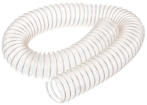 PATIKIL PU Flexibel Staubsauger Schlauch 50mm ID 1M Länge Absaugschlauch Verwendung mit Staubsammlern für Industrielle Holzarbeiten Reiniger Kupfer Ton