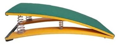 Trampolino da ginnastica Trampolino curvo Pro resistente con 4 molle in acciaio e tappeto elastico imbottito per la casa