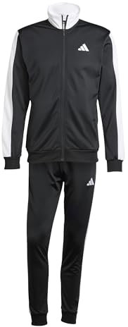 adidas Uomo SPORTSWEAR BASIC TRICOT COLORBLOCK TRACKSUIT, black, L