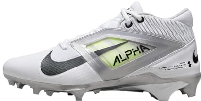Nike Alpha Menace 4 Pro NRG Fußballschuhe für Herren, Weiss/opulenter Garten, 46 EU