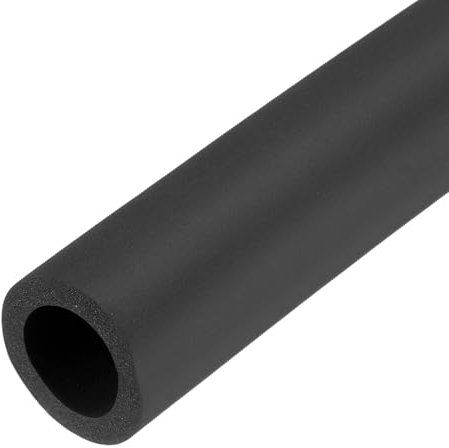 QUARKZMAN 45.7cm Rohrisolierung Schaumstoff, Durchmesser 22mm Isolierstärke 5mm Heizungsrohr Verkleidung für Fitnessgeräte, Rohre, Handhaben (Schwarz)