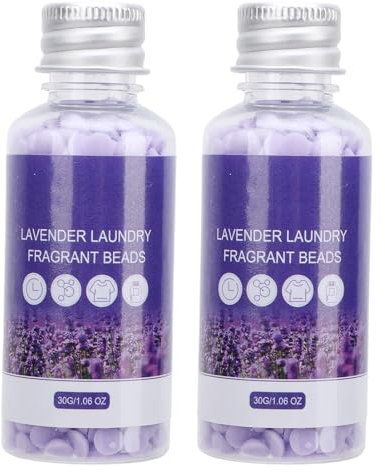 Las Cuentas Aromáticas para Lavadora Rejuvenecen los Olores a Humedad de la Ropa, Paquete de 2 Cuentas Potenciadoras de para Lavandería, 30 G, 1,1 Oz para Revitalización del