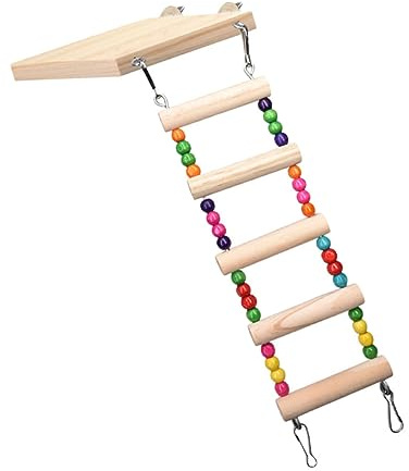 Papageien Kletterleiter für Training und Bewegung Metall | Wellensittiche und Andere Vögel, Pädagogisches Spielzeug, Farbiges Leitermodell
