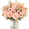 MEIVINES 2 pezzi Fiori Artificiali Fiori Finti per Decorazioni Bouquet Fiori Rose Artificiali di Seta per matrimonio casa centrotavola partito cimitero tomba decorazione (Champagne, 2PCS)
